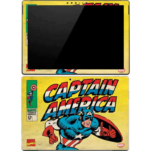Marvel Classic Comics Captain America Surface Pro 4 Skin